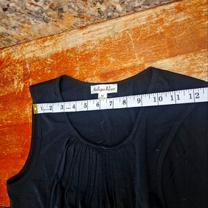 Indica Rose Womens top. Size M. Black sleeveless Shirt/Tank top. New! Never Worn